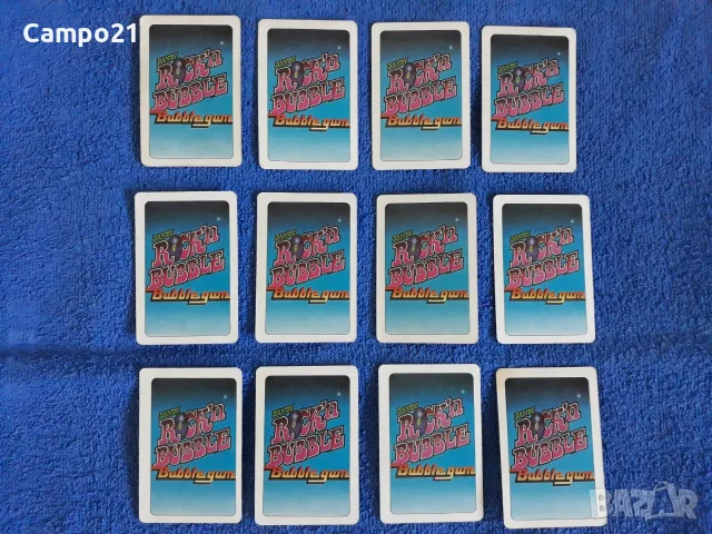 52 от 56 Dandy Rock 'n Bubble Cards 1986 г. + 44 от 54 Dandy Bubble Gum Euro Football Cards 1988 г., снимка 3 - Колекции - 56041630