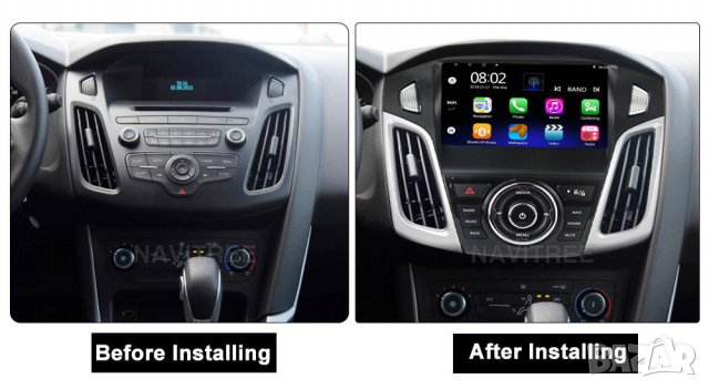 Мултимедия, Двоен дин, Навигация, за Ford Focus, 2011, 2012, 2013, 2014, 2015, Форд Фокус, Android, снимка 3 - Аксесоари и консумативи - 35243880