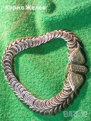 ВЪЗРОЖДЕНСКА СРЕБЪРНА ГРИВНА УНИКАТ - Миниатюра На СРЕБЪРНИ ПАФТИ с КОЛАН ВИСОКА ПРОБА СРЕБРО 48794, снимка 18 - Антикварни и старинни предмети - 48485697