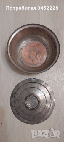 купа с похлупак медни ретро за ценители , снимка 5 - Антикварни и старинни предмети - 50673422