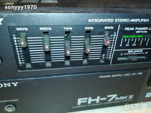 sony fh-7 mk ll power & ampli made in japan 0509211238, снимка 5 - Ресийвъри, усилватели, смесителни пултове - 34030478