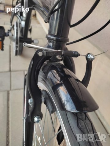 Продавам колела внос от Германия двойно сгъваем велосипед  BLACK PRO BIKE 20 цола, снимка 3 - Велосипеди - 39675186