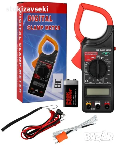 Цифров мултимер с амперклещи и дисплей, модел DT-266C, снимка 1