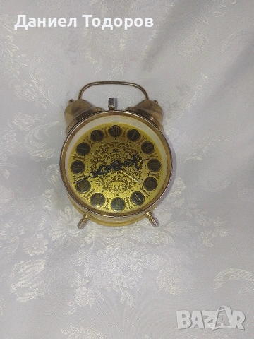 Стар чешки часовник-будилник PRIM, снимка 6 - Колекции - 54135593