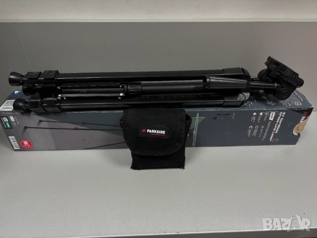 PARKSIDE PERFORMANCE Акумулаторен Лазерен Нивелир с кръстосани линии PKLLP 360 B3–зелен лазер 4V, снимка 5 - Други инструменти - 53295058