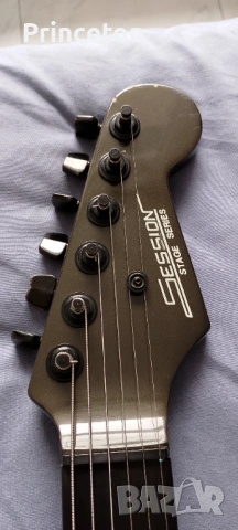 Продавам корейска електрическа китара "Session Stage Series ST Style Pewter Grey"   , снимка 12 - Китари - 53451658