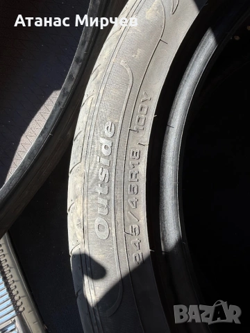Летни гуми 245/45 18 4бр, снимка 3 - Гуми и джанти - 54327269