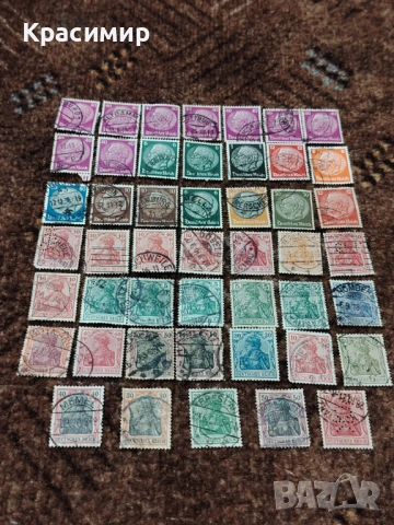 Винтидж ПОЩЕНСКИ марки DEUTSCHES REICH, снимка 2 - Филателия - 53023744