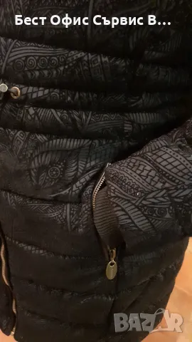 яке дамско зимно черно Короши Дизайн Испания, снимка 5 - Якета - 48921217