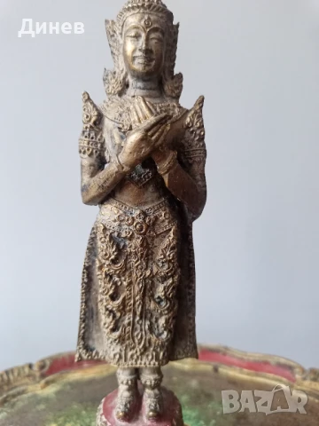 Бронзова скулптура от Тайланд Камбоджа на Теппаном, снимка 8 - Колекции - 50829605