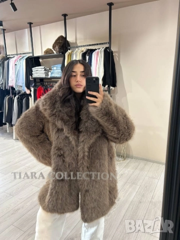 пухено палто , снимка 14 - Палта, манта - 52106986