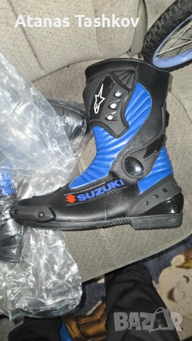Мото ботуши 45 Suzuki Alpinestars