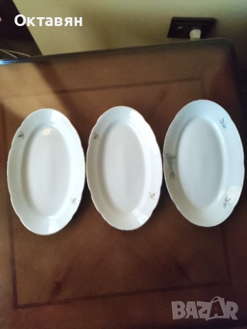 Порцеланово плато,чинии елипса, снимка 6 - Сервизи - 52854588