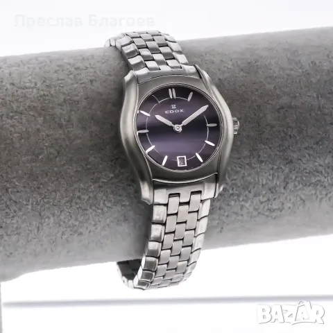 Дамски часовник Edox, снимка 2 - Дамски - 56165152