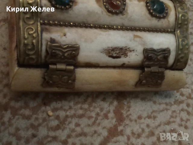 Кутия слонова кост 51085, снимка 6 - Антикварни и старинни предмети - 52070353