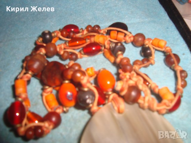 СКЪПОЦЕННО КОЛИЕ АРТ МЕДАЛЬОН ХЕНД-МЕЙД ИЗРАБОТКА от ЕСТЕСТВЕНИ КАМЪНИ и МАТЕРИАЛИ и МУРАНО 27095, снимка 12 - Колиета, медальони, синджири - 35078911