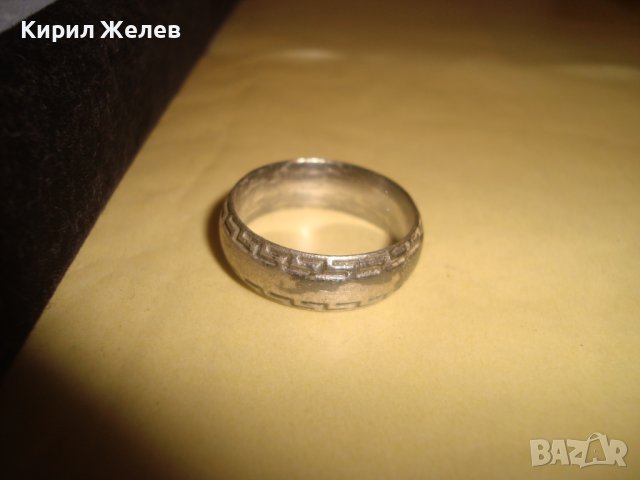 СТАР СТИЛЕН СРЕБЪРЕН ПРЪСТЕН Тип ХАЛКА с ВЕРСАЧЕ ОРНАМЕНТИКА 32497, снимка 13 - Антикварни и старинни предмети - 38352356