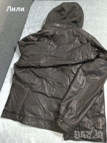 Мъжко зимно кожено яке, снимка 2 - Якета - 53141530