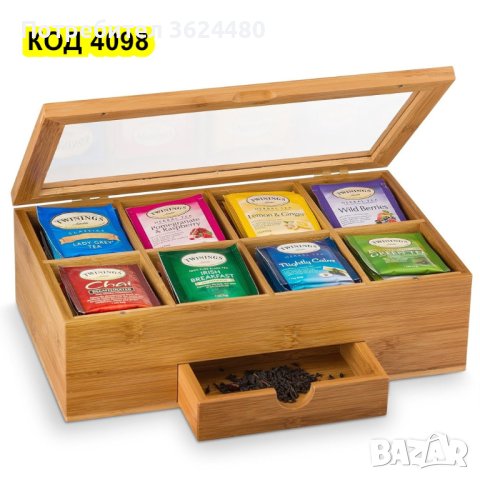 Луксозна кутия за съхранение на чай, снимка 3 - Други стоки за дома - 42500511