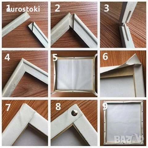 Tucocoo Комплекти за рисуване по номера с рамка с пейзаж и водопад, с четки и акрилни бои върху плат, снимка 3 - Картини - 52296049