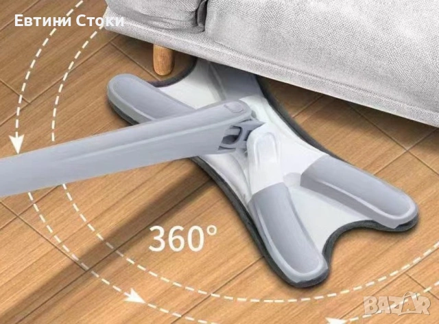 Моп с микрофибърна подложка за бързо и ефективно почистване, снимка 6 - Мопове, кофи, четки и метли - 53059389