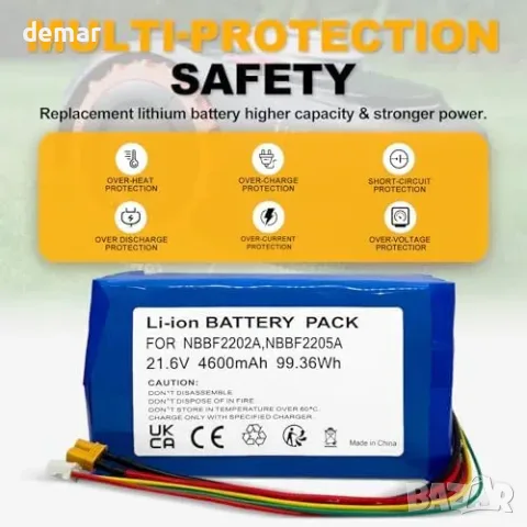 Батерия 21.6V 4600mAh за Segway Navimow i105/i108/i110, снимка 4 - Други - 55933505