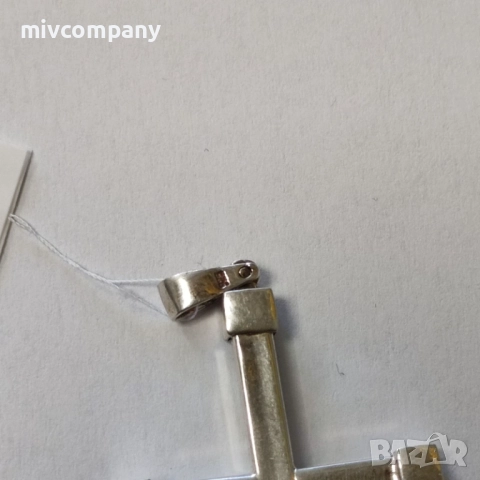 Сребърна Висулка Кръст 4.1гр. , снимка 2 - Колиета, медальони, синджири - 51737729