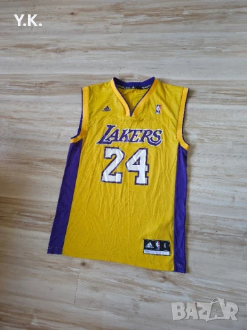 Оригинален мъжки баскетболен потник Adidas x LA Lakers NBA x Bryant, снимка 2 - Тениски - 50466389