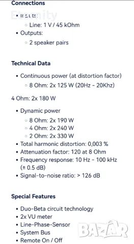 Luxman M375 / Крайно стъпало Power Amp, снимка 10 - Ресийвъри, усилватели, смесителни пултове - 49184384