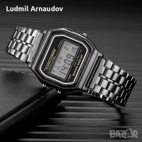 Цифров часовник F-91w - черен, снимка 2 - Мъжки - 52114342