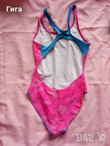 Цял розов бански на звздички, снимка 2 - Детско бельо и бански  - 31901846