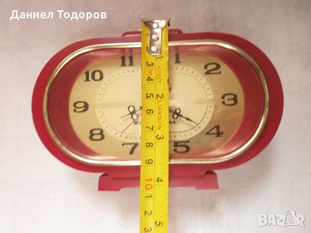 Стар Китайски Механичен Будилник  - Работи и Звъни, снимка 10 - Колекции - 35016376