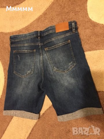 Дамски дънкови панталони H&M M, снимка 5 - Къси панталони и бермуди - 40112449