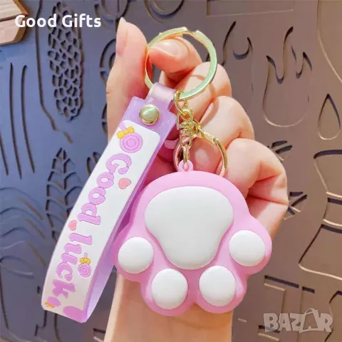 Ключодържател Котешка Лапичка, котешки лапички играчки, снимка 3 - Други - 50160508