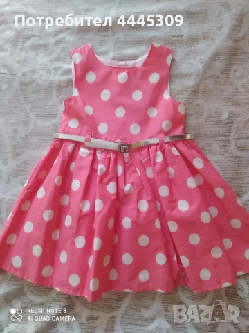 Две роклички р.80/86, снимка 4 - Бебешки рокли - 50506005