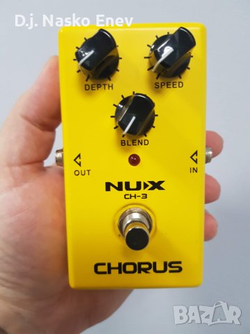 Nux CH-3 Chorus Electric guitar pedal effect - хорус педал за ел китара /КАТО НОВ/, снимка 3 - Китари - 36870260