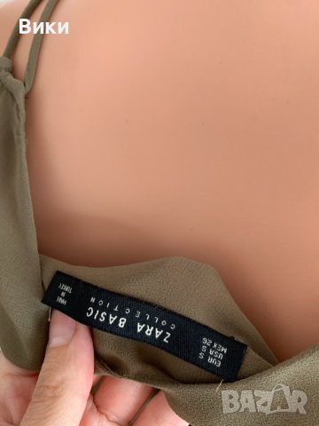 Zara потник топ, снимка 6 - Корсети, бюстиета, топове - 40485850