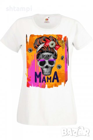 Дамска тениска Halloween 11,Halloween,Хелоуин,Празник,Забавление,Изненада,Обичаи,, снимка 2 - Тениски - 38146669