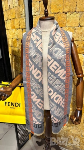 кашмирени шалове fendi , снимка 9 - Шалове - 52055482