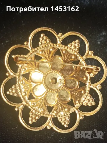 Руска старинна брошка , снимка 2 - Други - 49331061