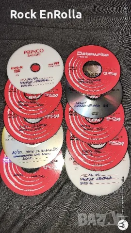 DVD-R дискове с концерти и клипове на метъл групи 