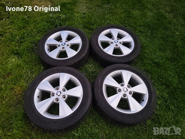ПРОМО Алуминиеви Джанти за SKODA OCTAVIA 3 5x112 16 цола.Отлично състояние.