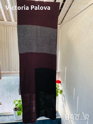 Красив шал 3 цвята,225/45см, снимка 7 - Шалове - 30632156