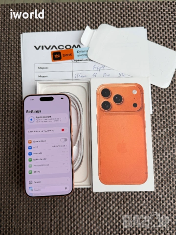 НОВ❗️ 512gb❗️ 24мес гар❗️ iPhone 17 Pro ❗️Лизинг от 49€ /мес ❗️Cosmic orange, снимка 11 - Apple iPhone - 53912500