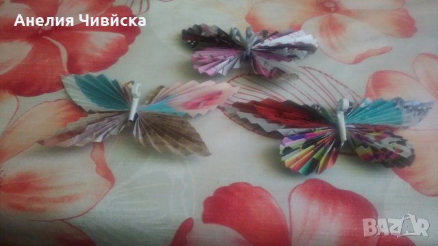Пеперуди с магнит, снимка 1 - Колекции - 25158317