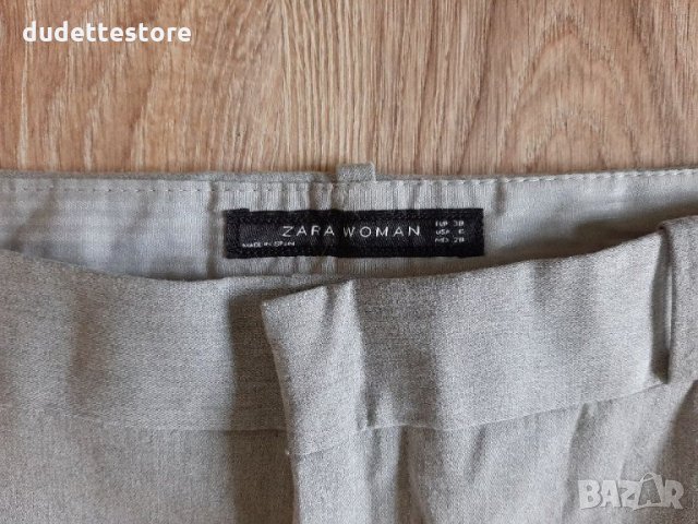 Дамски панталон ZARA сив, снимка 3 - Панталони - 34051272