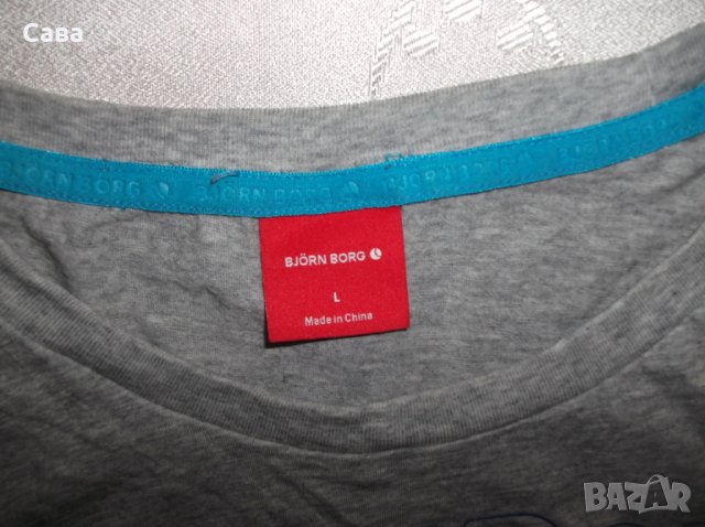 Тениски PUMA, BJORN BORG   мъжки,Л  /бяла и сива/, снимка 4 - Тениски - 29535931