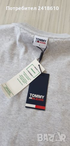 Tommy Hilfiger Silver Grey Multicolor  Mens Size S НОВО! ОРИГИНАЛ! Мъжка Тениска!, снимка 4 - Тениски - 35647815