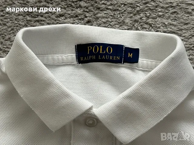 POLO RALPH LAUREN White polo-shirt M, снимка 9 - Тениски - 50433799