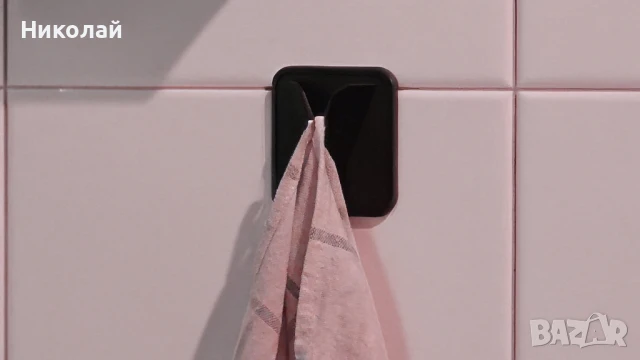 Гравитационна закачалка за кърпи | За кухня и баня | Лесен монтаж, снимка 10 - Закачалки - 50569786